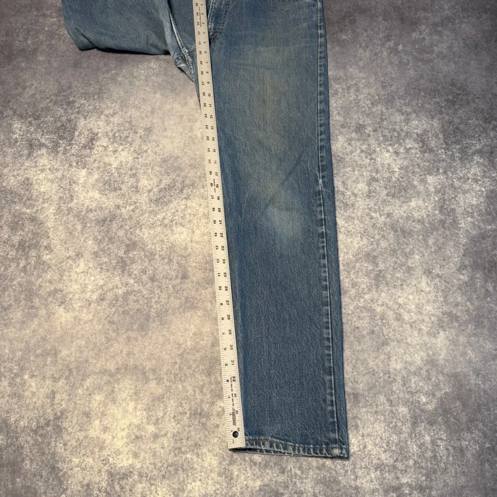 Vintage Levi's 505 Orange Tab Jeans Mens Medium Wash Straight Leg Denim 36x32